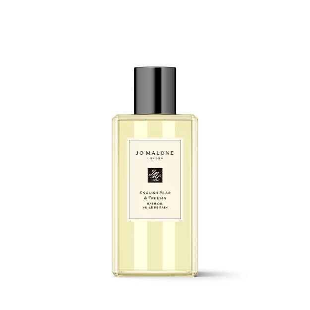 aceite de baño de pera inglesa y fresia