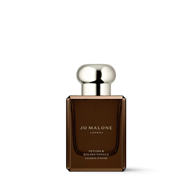 colonia intensa de vetiver y vainilla dorada