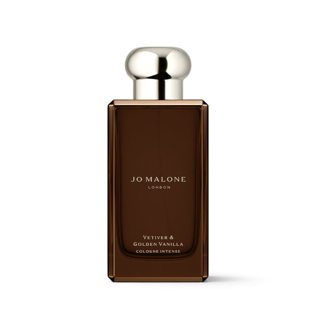 colonia intensa de vetiver y vainilla dorada