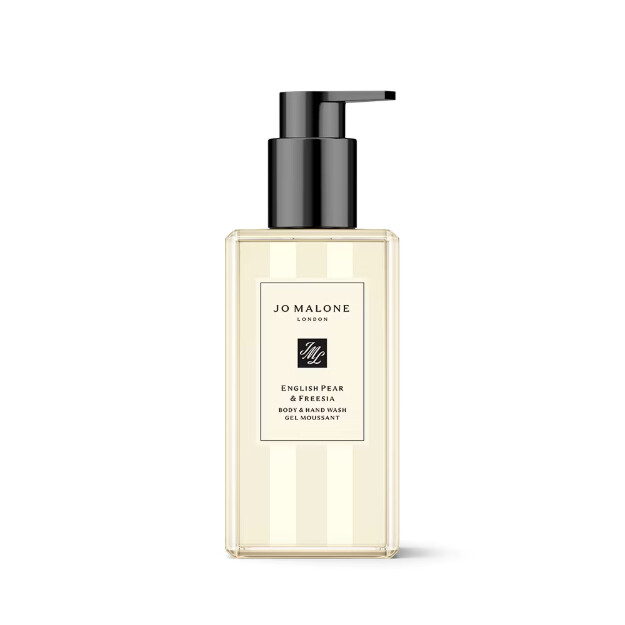 gel de baño y manos con aroma a pera inglesa y fresia