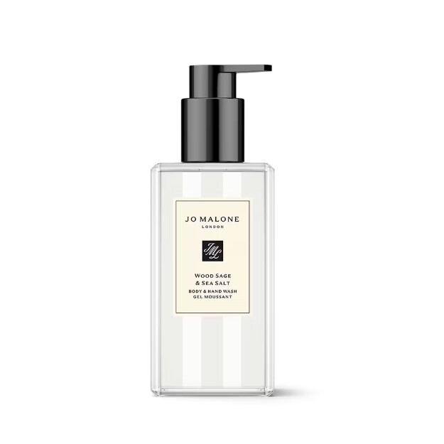 gel de baño y manos con salvia y sal marina