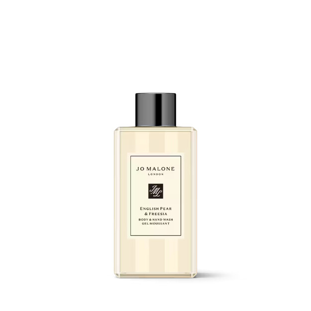gel de baño y manos con aroma a pera inglesa y fresia