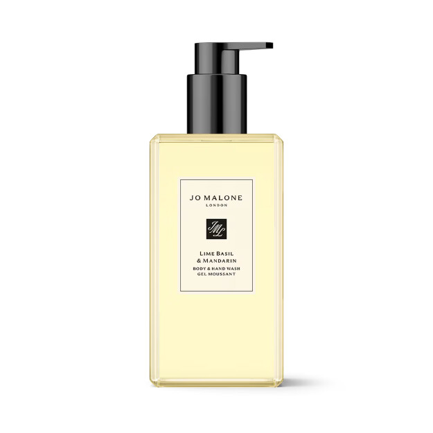 gel de baño y manos de lima albahaca y mandarina