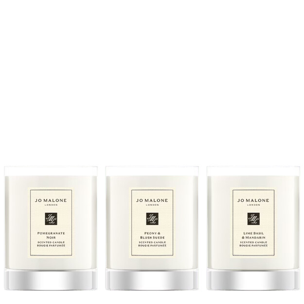 trío de velas de viaje más apreciadas