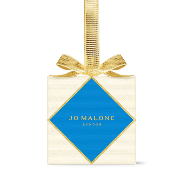 juego de regalo de adornos florales rojos y azules