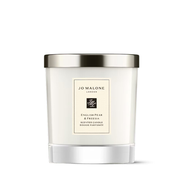 vela aromática de pera inglesa y fresia