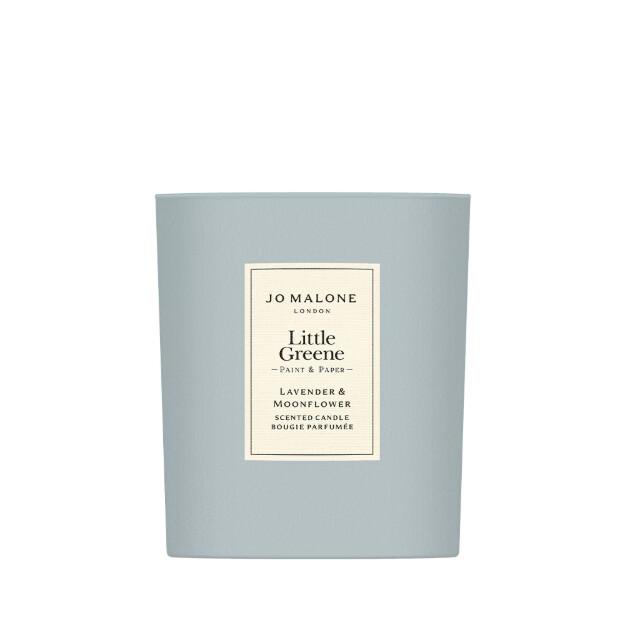vela aromática little greene de lavanda y flor de luna