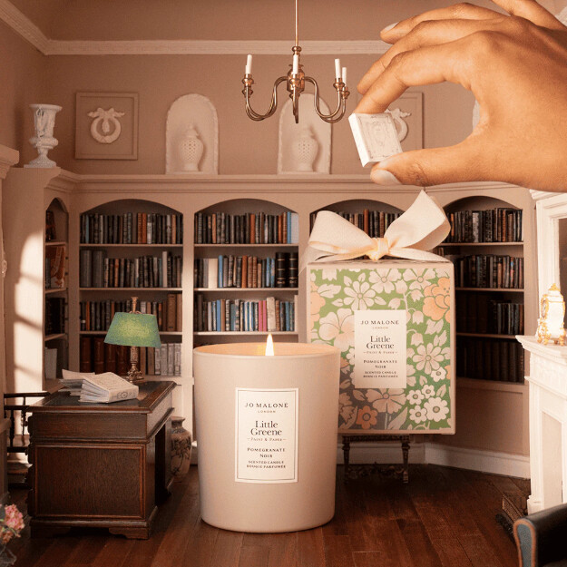 vela perfumada little greene pomegranate noir