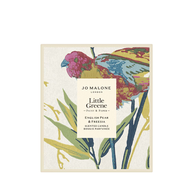 vela aromática little greene de pera inglesa y fresia