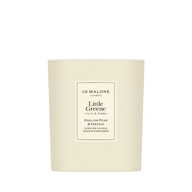 vela aromática little greene de pera inglesa y fresia